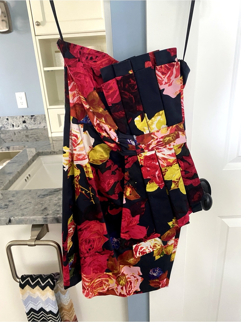 Ted Baker London Floral Strapless Cocktail Dress